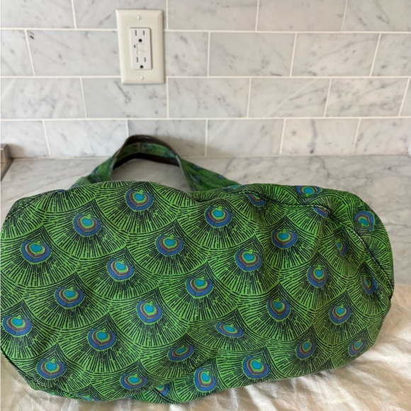 Tory Burch canvas peacock bag - Picture 4 of 6